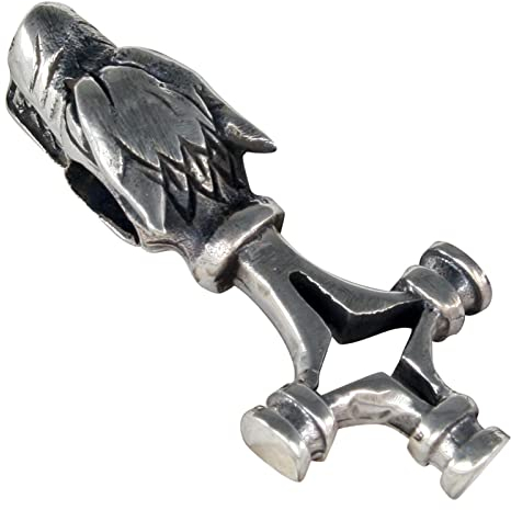 AFP Anhänger Wolfskreuz Wikinger Schmuck 925 Sterling Silber AS-63