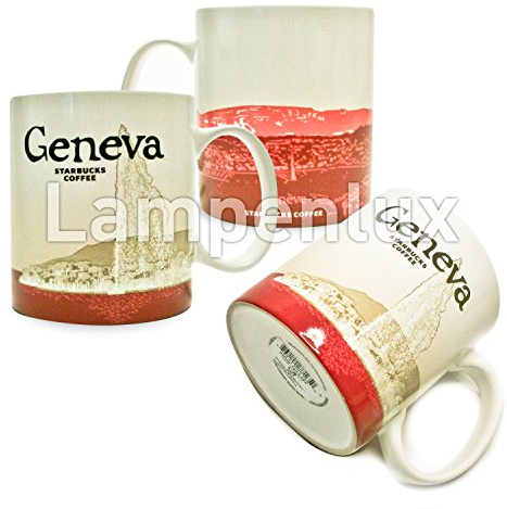 lampenlux Starbucks Coffee Città City Mug a Tazza Icon Series Ginevra Svizzera Ginevra Svizzera