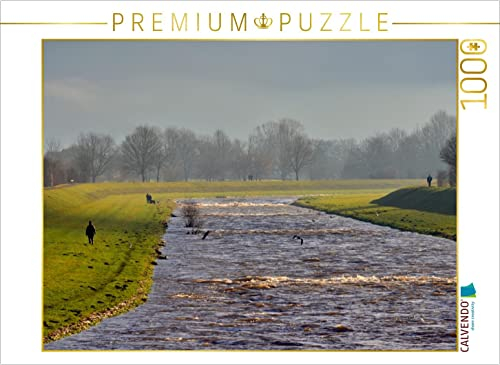 CALVENDO Puzzle Die Elz bei Wasser 1000 Teile Lege-Größe 64 x 48 cm Foto-Puzzle Bild von Ingo Laue