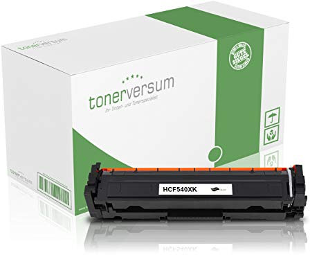 XXL Toner kompatibel zu HP CF540X 203X Schwarz für Color Laserjet Pro M254dnw M254dw M254nw MFP M280nw M281fdn M281fdw M281fw Druckerpatrone Black