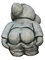 Troll witzig, frech, Steingussfigur, Frostfest