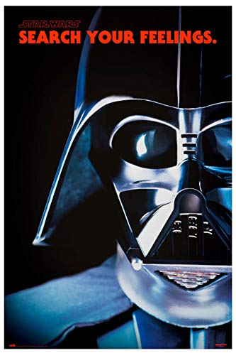 Grupo Erik Star Wars Deko - Star Wars Darth Vader Poster - Kunstdruck - Deko Wohnzimmer oder Deko Schlafzimmer - Zimmer Deko - Größe : 61 x 91, 5 cm - Originales Geschenk - Offizielle Lizenz