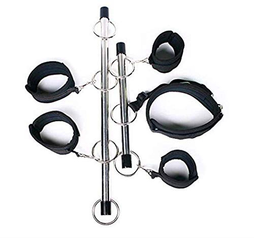 Stainless Steel Spreader Bar Set Thighs and Hands Adjustable Strap Set Yoga Training for Unisex