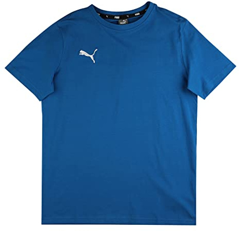 Puma Boys' teamGOAL 23 Casuals Tee Jr T-Shirt, Electric Blue Lemonade, 128