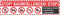 PVC Werbebanner Banner Plane Forstarbeiten Baumfällung Durchgang verboten Ösen 2000 x 500 mm
