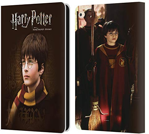 Head Case Designs Licenciado Oficialmente Harry Potter Bufanda Sorcerer's Stone II Carcasa de Cuero Tipo Libro Compatible con Apple iPad Air 2 (2014)