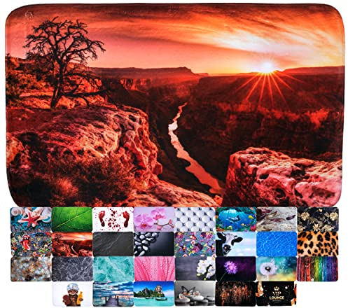 Sanilo Badteppich, viele schöne Badematten zur Auswahl, Badvorleger sehr weich und rutschfest, waschbar und schnelltrocknend (Grand Canyon, 50 x 80 cm)