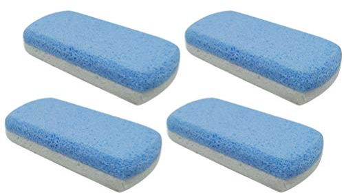 HEALLILY 4pcs Foot Pumice Cleaning Stone Foot Exfoliator File Scrubber Feet Hard Pedicure File Block Skin Callus Remover Scrubber for Women Men