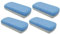 HEALLILY 4pcs Foot Pumice Cleaning Stone Foot Exfoliator File Scrubber Feet Hard Pedicure File Block Skin Callus Remover Scrubber for Women Men