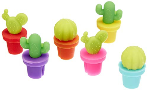 Legami - Fiesta! Juego de 6 marcadores para vasos.