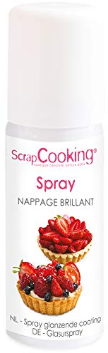 ScrapCooking - Spray Nappage Brillant Pâtisserie 75 ml - Spray Alimentaire pour faire Briller vos Tartes, Gâteaux, Entremets, Bûches - 4276