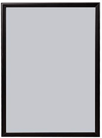 DWA Top Artikel DIN A1 A2 A3 A4 Wechselrahmen Klapprahmen Plakatrahmen Bilderrahmen Posterrahmen Infotafel Werbetafel Schwarz Aluminium 25mm Klemmprofil Ecken auf Gehrung (5, A4)