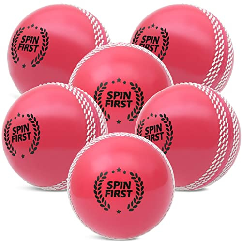 Wind-Cricket-Bälle – Air Hollow Practice Balls – Indoor & Outdoor Weicher Training Cricket-Ball für Coaching-Übung (Pink)