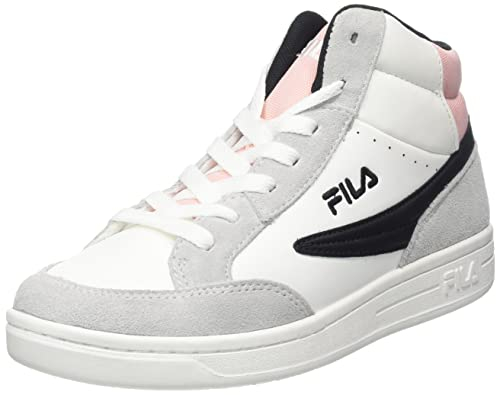 FILA Crew Mid Teens Basket, Gray Violet-Pale Rosette, 36 EU