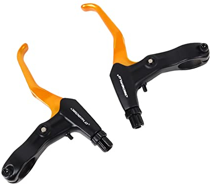 SPORTARC Fahrradbremshebel, Aluminium, Fahrrad, Mountainbike, Handstange, Bremshebel, 22,2 mm, Gold, 1 Paar