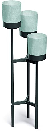 botle Blumenbeet Hoch Blumentopf Ubertopf Farbe Beton dreibeinig Metallrahmen Maße (LxBxH) 42 cm x 39,5 cm x 125 cm Material Kunststoff/Metall Rahmen 3 x 4L Modern losgelöst