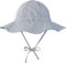 Durio Sonnenhut Baby Hut Kinder Verstellbarer Faltbare UV-Schutz mit Verstellbarem Bindebändern und Breite Krempe Marineblau Streifen 12-24 Monate (Tag Size M)
