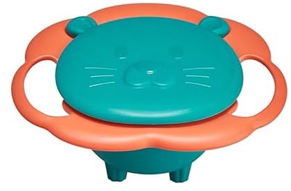 Gyro Bowl 360-Grad-Drehung Baby Magic Bowl Auslaufsichere Snackschalen für Kleinkinder (Grün)