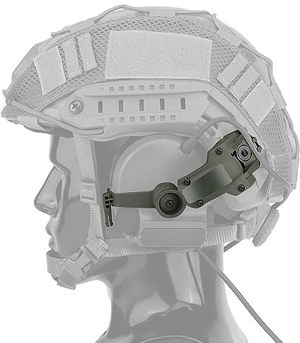 Shanyingquan Taktischer Helmschienen-Headset-Adapter, Kopfhörerhalterung mit mehreren Winkeln, kompatibel mit OPS Core ARC/Team Wendy M-LOK