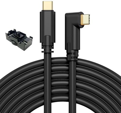 Câble USB-C vers USB-C 5M pour Power Delivery,60W Type C Câble de Charge Rapide & Transfert Rapide et la Connexion entre l'Appareil Photo et l'Ordinateur pour Canon R5 R6 Nikon Z5 Z6 Z7 D6 Sony A7M3