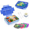 Yskmefun Brotdose Kinder mit Fächern, 1330ml Lunchbox für Kinder, Auslaufsichere Bento Box mit 5 Fächern Besteckset, Lunch Box für Kindergarten, Schule, Picknick, Ausflug