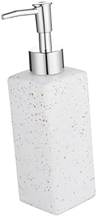 POPETPOP Distributeur Élégant De Gel À Pompe Argentée De 350 ML pour Lotion Shampoing Remplissage Liquide pour Voyage Usage Domestique