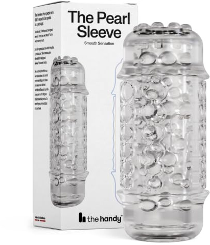 The Handy | Mermaid Pearl Taschenmuschi Masturbator für Männer Sleeve | Offenes Sleeve mit weichen Perlen in abgestuften Größen für individuelle Intensität, umkehrbar, für The Handy.