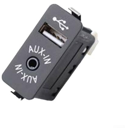 Prise USB AUX pour voiture - Compatible avec les séries 1 3 5 E60 E61 E81 E87 E90 E91 - Remplace 84109237653