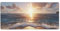 XXL Gaming Mauspad Sonnenaufgang 35.4x15.7in, verlängertes Mousepad, mit Motiv Schreibtischunterlage Meer, Erweiterter Schreibtisch Schutz, Verbessert und Geschwindigkeit Gaming Mauspads N1-44