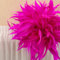 GreatRise Broche élégante en plume naturelle - Broche en plume moelleuse - Vintage - Pour femme - Boutonnière pour robe - Vêtements - Chapeau - Broche décorative - Pour vêtements de fête - Rose rouge