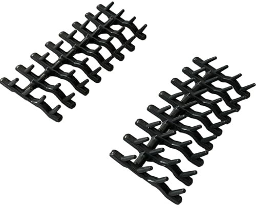 PARTSEE 2 x Oberkorbeinsatz für AEG Electrolux 138018410 1380184109 Geschirrspüler, 2 x 8 Stacheln Set für Teller Unterkorb Geschirrkorb Spülmaschine Geschirrspülmaschine