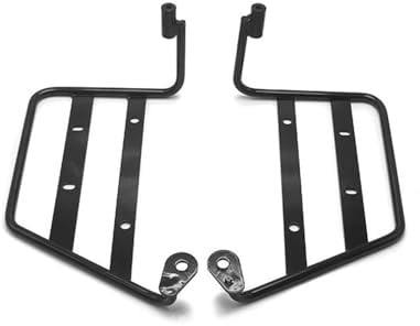 GALSOR Seite Tasche Stehen Gepäck Rack Montage Halterung Motorrad Reifen Anti Reiben Zubehör Für Cub CC110 Gepäckträger Mountainbike(L+R)