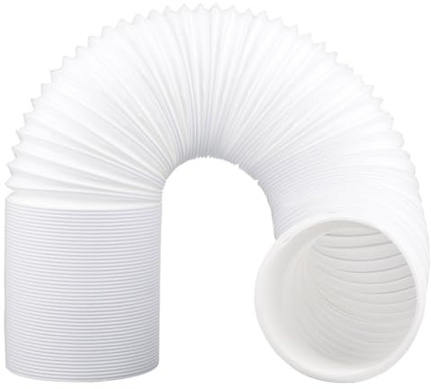 150mm Portable Air Conditioner Hose, 6 Inch Flexible Exhaust Duct with Counterclockwise Thread, Universal AC Vent Hose Extension for Tumble Dryer, Easy to Install, 300cm (Right Rotation)