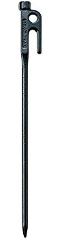 Snow Peak Solid Stake #30, R-103, Forged Steel, for Camping Tents and Tarps, Made in Japan, Lifetime Product Guarantee