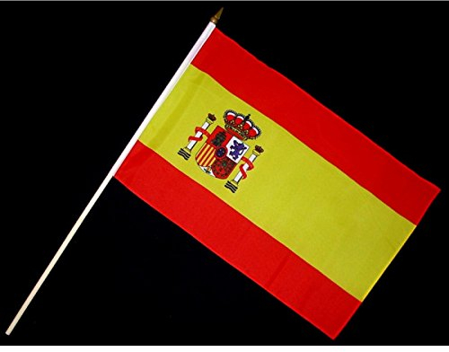 Everflag Bandiera stock 30 x 45: Spagna con stemma