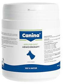 Canina Kräuter-Doc Abwehrkraft, 300 g, Kräutermischung zur Unterstützung der Immunabwehr, grünlich, geschmackvoll