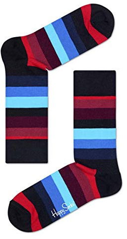 Happy Socks Herren Stripe Socken, Mehrfarbig (68), 41-46 EU