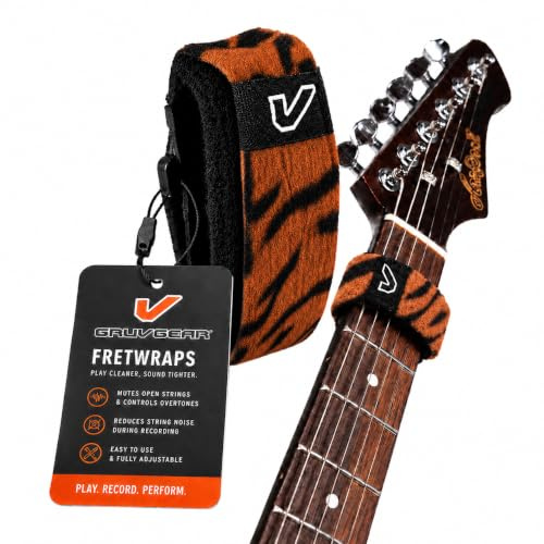 Kapodaster zum Stummschalten von Saiten von Gruv Gear Safari L tiger