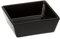 Ferplast Altair 14 Keramiknapf für Katzen und Hunde, 14 x 14 x 5 cm, 0,5 Liter, schwarz