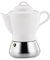 Cilio Espressokocher NICOLE mit Planboden , Edelstahl , Für alle Herdarten geeignet , Ø 8,5 cm – Höhe 19 cm , Spülmaschinengeeignet , Mokkakanne , Espressokocher 4 Tassen , Camping Kaffeekocher