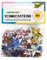 folia 1243 - Schmucksteine, Sparkling Stars, 350 Stück, farbig sortiert - ideal zum Verzieren von Grußkarten, Scrapbooking und anderen Bastelarbeiten