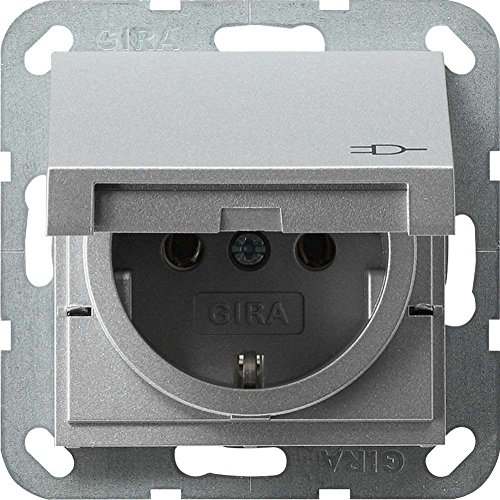 Gira Steckdose SCHUKO 045426 KD System 55 Farbe Alu, 250 V