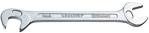 GEDORE Doppelmaulschlüssel 6 mm, Präzisions-Stahlwerkzeug, Robust, Made in Germany, Profi-Handwerkzeug für Industrie & Handwerk