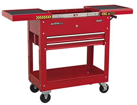 Sealey AP705M Mobiler Werkzeug- und Teile-Trolley, 770 mm x 370 mm x 830 mm, Rot