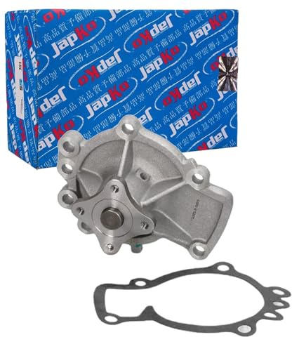 JAPKO 35141 Kühlmittelpumpe Motorkühlung Wasserpumpe Kompatibel mit NISSAN ALMERA TINO V10 210101N526 2101053J00 2101070J00