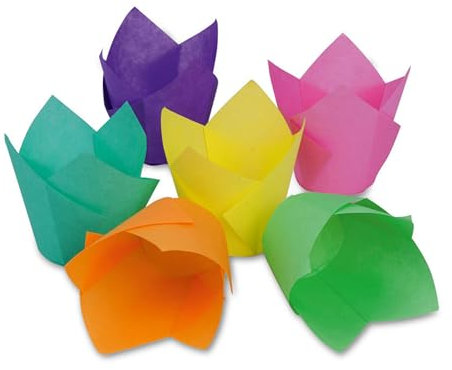 Stxe4dter Tulpen Cups 12 Stck, Papier, Mehrfarbig, 5cm