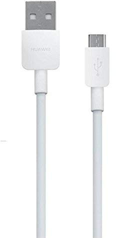 Huawei Micro USB Cavo 1m Adatta Per Huawei Ascend Y220, Y320, Y520, Y550, Y530, G630, G600, G610, G620, G700, Mate7, Honor 6, Honor 4, P6, P7 , P8 in Bulk Pacchetto, Bianco
