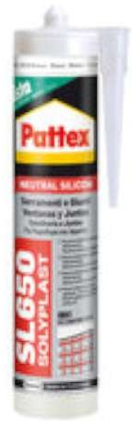 Henkel Solyplast Silikon, neutral, 300 ml, Eiche