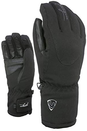 Level Damen Apline Handschuhe, Black, 6,5/XS