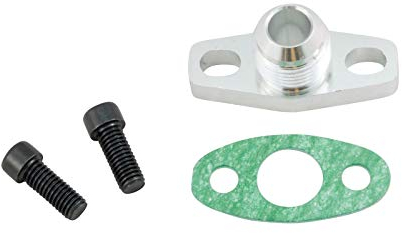 Ölrücklauf Flansch für GT/GT-R Garrett Anschluss Adapter Öl Turbolader Dash 10
